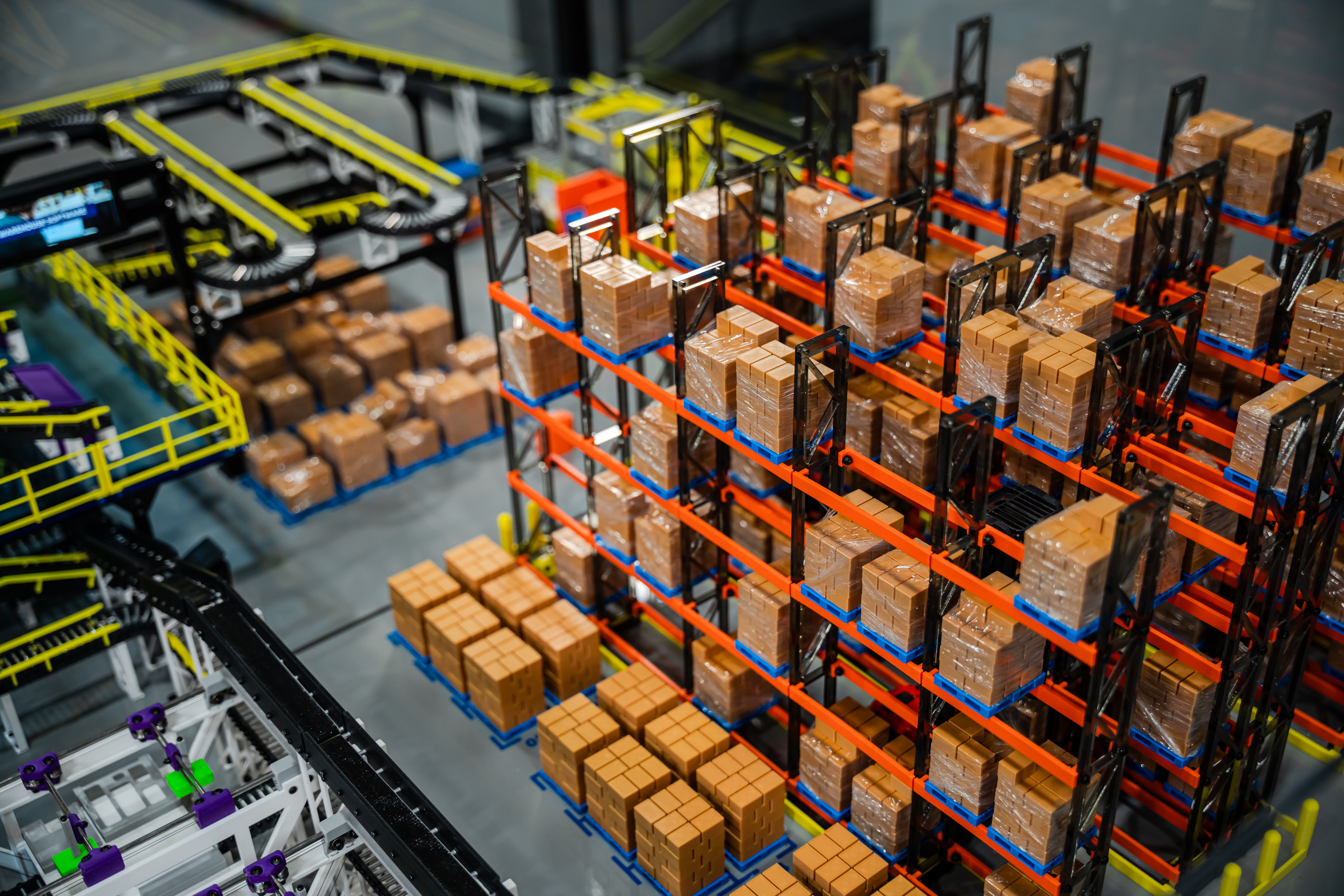 3D model asrs and pallets-1